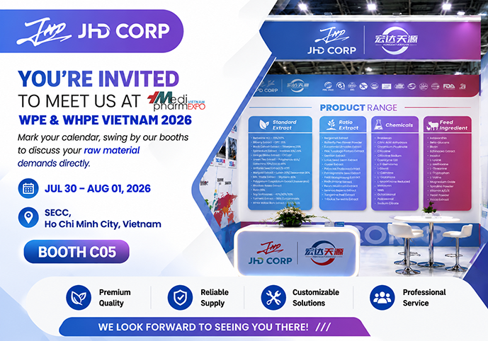 JHD at WPE & WHPE Vietnam 2026: Discover Premium Ingredient Solutions at Booth C05